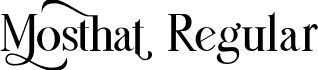 Mosthat Regular font - Mosthat.otf