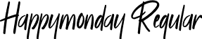 Happymonday Regular font - Happymonday.otf