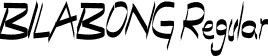 BILABONG Regular font - BILABONG.otf