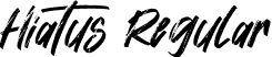 Hiatus Regular font - Hiatus-K7GzA.ttf