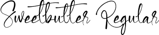 Sweetbutter Regular font - Sweetbutter.ttf