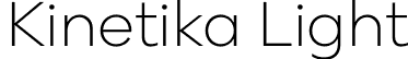 Kinetika Light font - Kastelov - Kinetika Light.otf