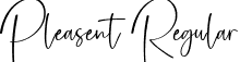 Pleasent Regular font - Pleasent-ALJJ6.ttf