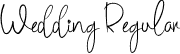 Wedding Regular font - Wedding.otf