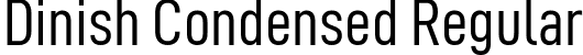 Dinish Condensed Regular font - DinishCondensed-Regular.ttf