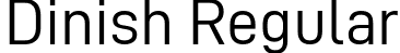 Dinish Regular font - Dinish-Regular.ttf