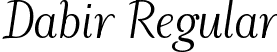 Dabir Regular font - Dabir.ttf