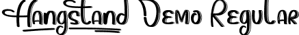 Hangstand Demo Regular font - HangstandDemoRegular.ttf