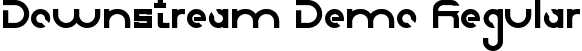 Downstream Demo Regular font - DownstreamDemoRegular.ttf