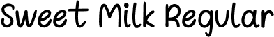 Sweet Milk Regular font - SweetMilk.otf