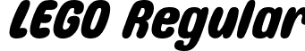 LEGO Regular font - LEGO.ttf