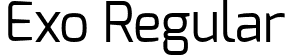 Exo Regular font - Exo-Regular.otf