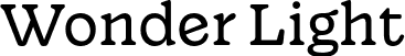 Wonder Light font - fenotype-wonder-light.otf