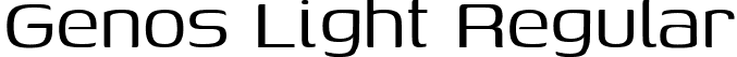 Genos Light Regular font - Genos-Light.ttf