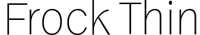 Frock Thin font - FrockThin-p7xZv.ttf