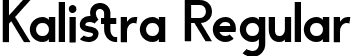 Kalistra Regular font - KalistraRegular-GOBEq.ttf