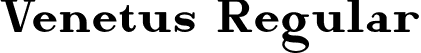 Venetus Regular font - Venetus.otf