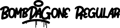 Bomb Da Gone Regular font - BombDaGone-VG0RB.otf