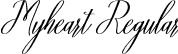 Myheart Regular font - Myheart.otf