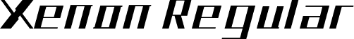 Xenon Regular font - Xenon-Regular.otf