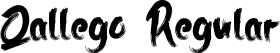 Qallego Regular font - Qallego-PK9d7.otf