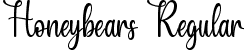 Honeybears Regular font - Honeybears.ttf