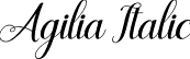 Agilia Italic font - Agilia Italic.otf