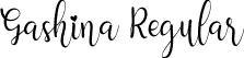 Gashina Regular font - Gashina.ttf