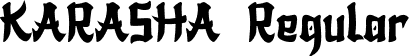 KARASHA Regular font - Karasha (DEMO).ttf