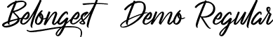 Belongest Demo Regular font - BelongestDemoRegular.ttf