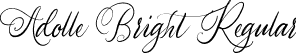 Adolle Bright Regular font - Adolle Bright.otf