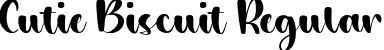 Cutie Biscuit Regular font - Cutie Biscuit.ttf