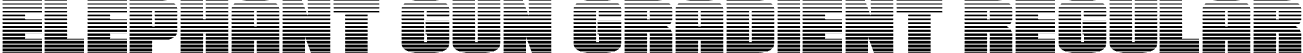 Elephant Gun Gradient Regular font - ElephantGunGradient-rgdWx.otf