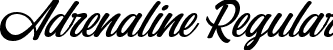 Adrenaline Regular font - Adrenaline-Regular.ttf