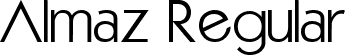 Almaz Regular font - almaz.ttf