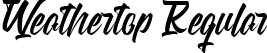 Weathertop Regular font - Weathertop.ttf