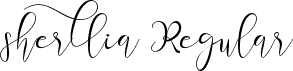 sherllia Regular font - sherllia otf.otf