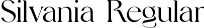 Silvania Regular font - Silvania.otf