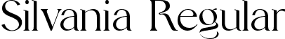 Silvania Regular font - Silvania.ttf