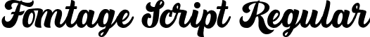 Fomtage Script Regular font - Fomtage Script.ttf