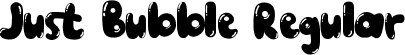 Just Bubble Regular font - JustBubble.ttf