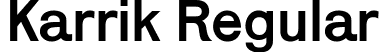 Karrik Regular font - Karrik-Regular.ttf