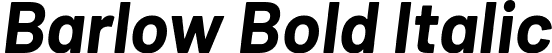 Barlow Bold Italic font - Barlow-BoldItalic.ttf