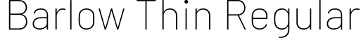 Barlow Thin Regular font - Barlow-Thin.ttf