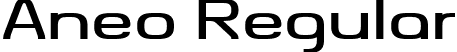 Aneo Regular font - Aneo-Regular.otf