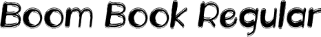 Boom Book Regular font - Boom Book.otf