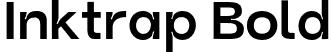 Inktrap Bold font - Trap-Bold.otf