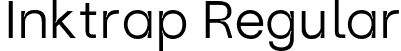 Inktrap Regular font - Trap-Regular.otf