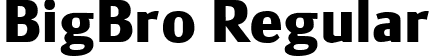 BigBro Regular font - BigBro.ttf