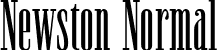 Newston Normal font - NewstonnormalRegular-yw733.ttf